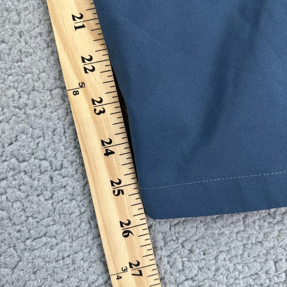Primo Golf Pants Men 40 Short Blue Jogger Performance Tapered Stretch Ankle Zip